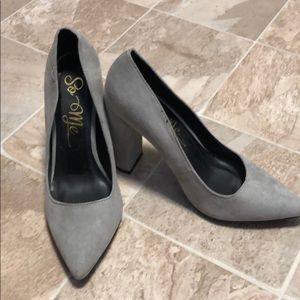 So me hardly wore chunky heel size 7.5